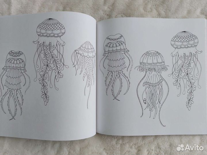 Новая антистресс раскраска Затерянный океан