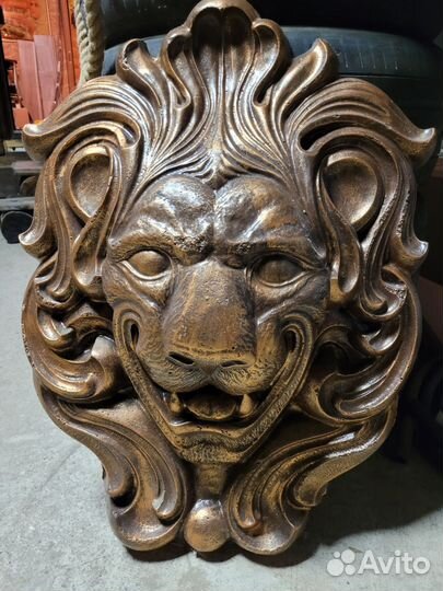 Фигура голова льва из цпс