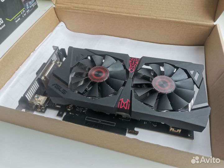 Видеокарта Nvidia GTX 950 2GB (asus strix gaming)