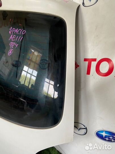 Дверь 5-я Toyota Spacio AE111