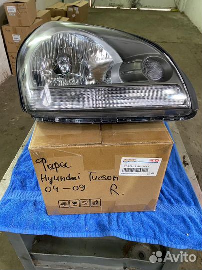 Фара правая hyundai tucson
