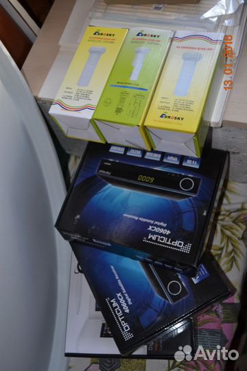 Новая спутниковая антенна на 3 спутника+3 ресивера