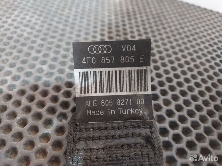 Audi a6 c6 ремень безопасности, чёрный