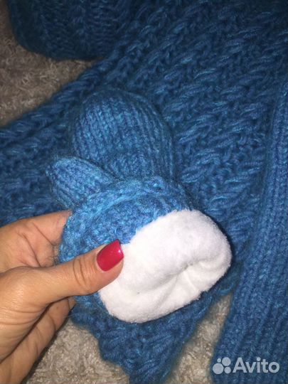 Шапочка,снуд,варежки