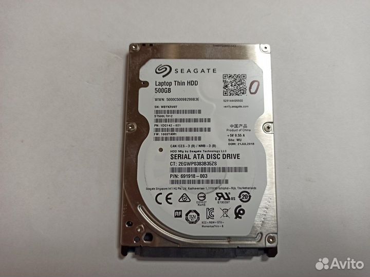 HDD 2.5 Seagate 0.5Tb slim 0-0,949