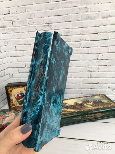 Новая деревянная шкатулка/ купюрница