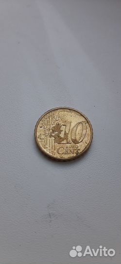 Монета Австрия 10 евроцентов