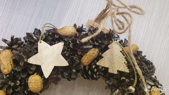 Рождественский венок (ручная работа)