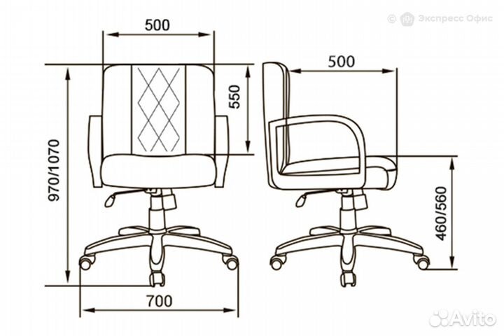 Кресло для руководителя Parma B Laguna
