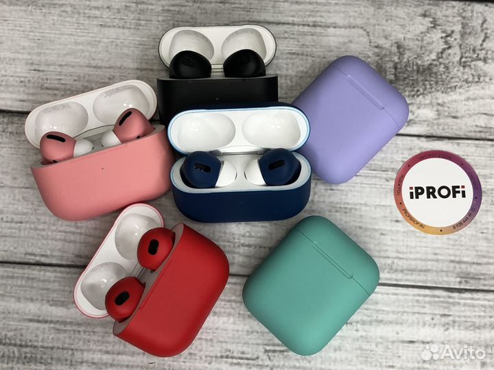 Apple AirPods 2 / 3 / Pro Беспроводные Цветные