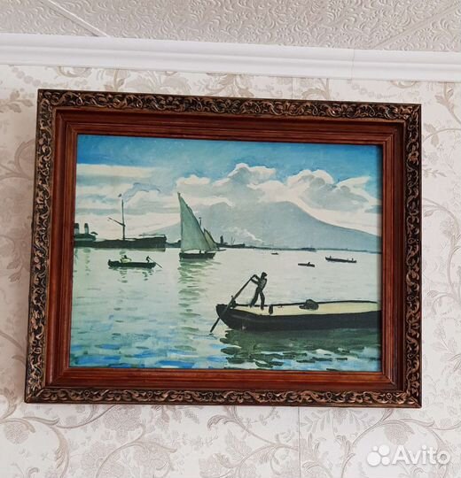 Картина маслом на холсте СССР