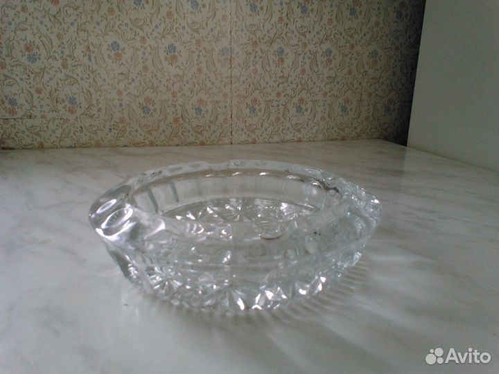 Пепельница СССР хрусталь