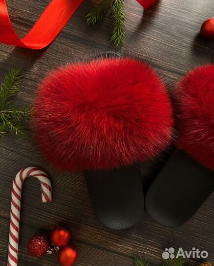 Женские меховые тапочки с примеркой СПБ