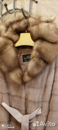 Шуба норковая 46-56р. куница.пудра.летучка.элитная