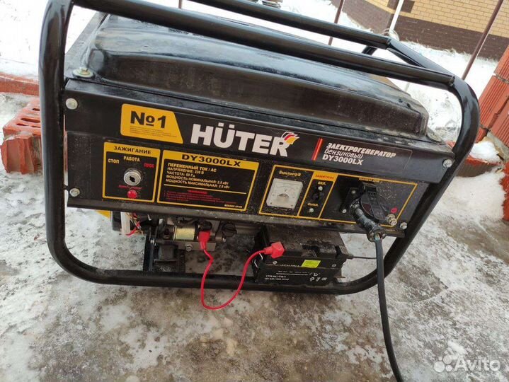 Генератор бензиновый 2.8квт huter dy3000lx