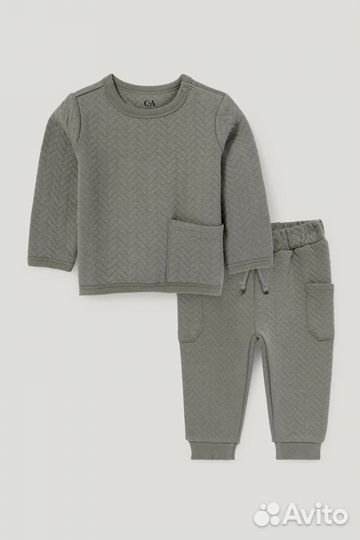 Костюм c&a 68,74,92,98 новый стеганый