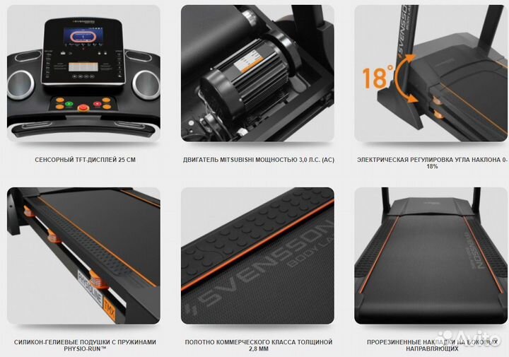 Беговая дорожка svensson body labs TMX touch