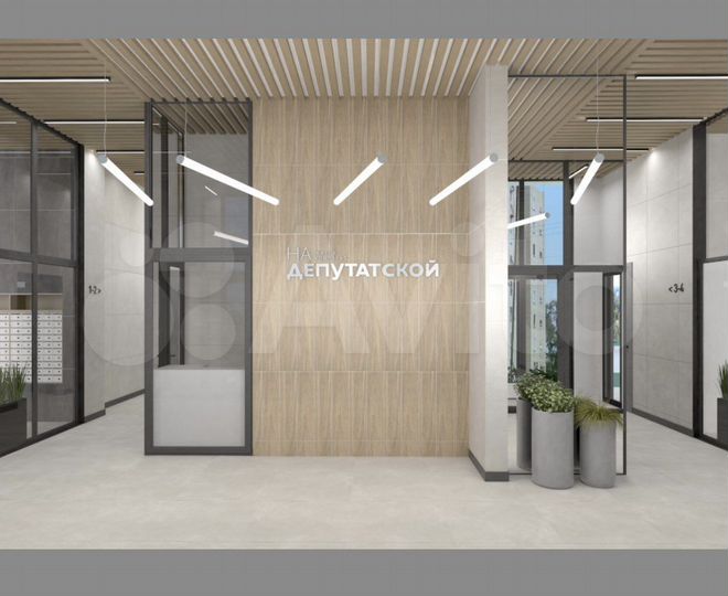 2-к. квартира, 59,2 м², 3/25 эт.