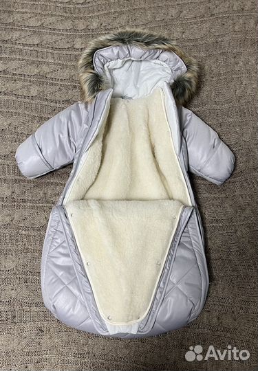 Конверт на выписку зимний 2в1