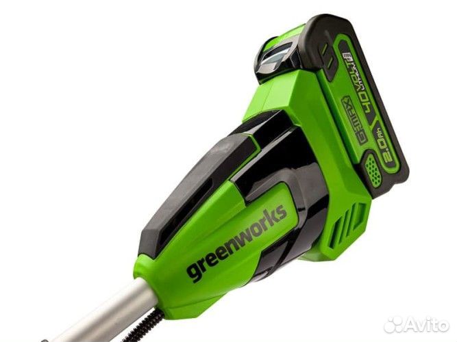 Триммер Greenworks GD40BCB, 40v, 40 см, без АКБ и