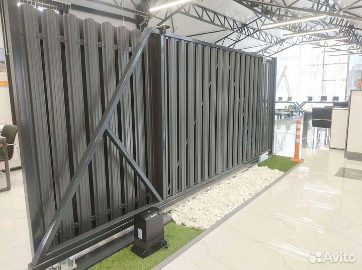 Ворота откатные для самостоятельного монтажа