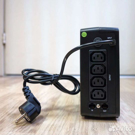 Ибп Ippon Back Office 600 600VA, IEC, 4 розетки