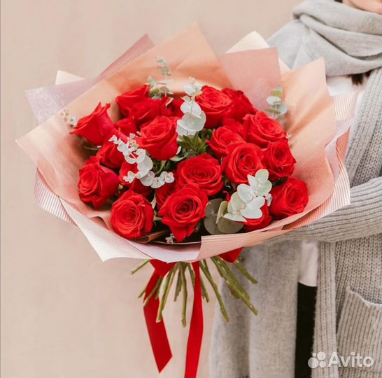 Розы 15/25/51/101 шт