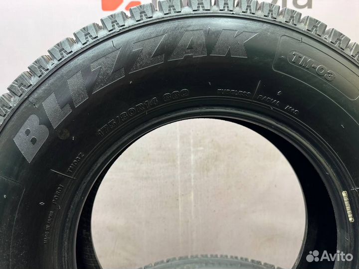 Зимние шины 175/80R14 Bridgestone Blizzak For Taxi TM-03