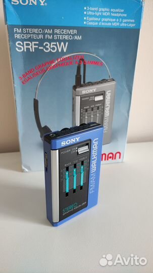 Кассетный плеер Радио Sony SRF-35W