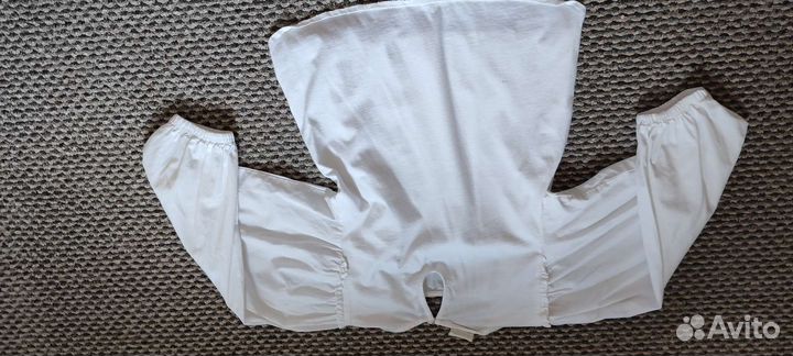 Блузка рубашка zara белая 122