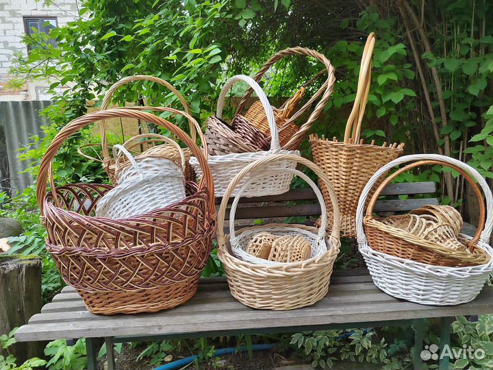 Плетёные Корзины в ассортименте