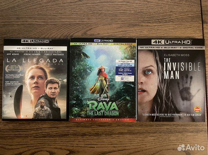 4k UHD blu ray (лицензия)