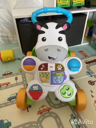 Каталка-ходунки Fisher-Price Зебр
