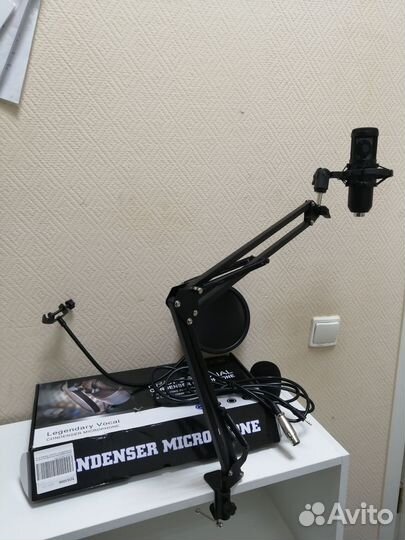 Микрофон с держателем 