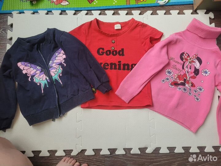 Вещи пакетом на девочку 80-86