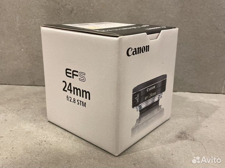 Canon EF-S 24mm f/2.8 STM Новые-Гарантия