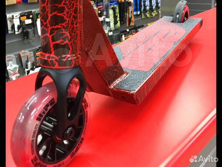 Трюковой самокат Hipe H11 black/red