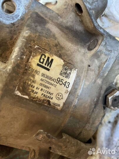 Компрессор кондиционера aveo t300