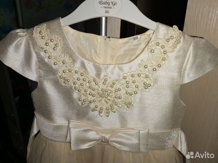 Новогоднее платье для девочки 86 92