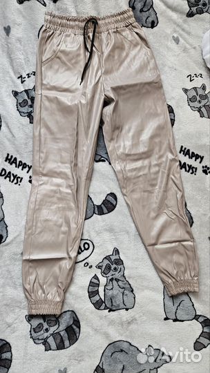 Штаны экокожа женские