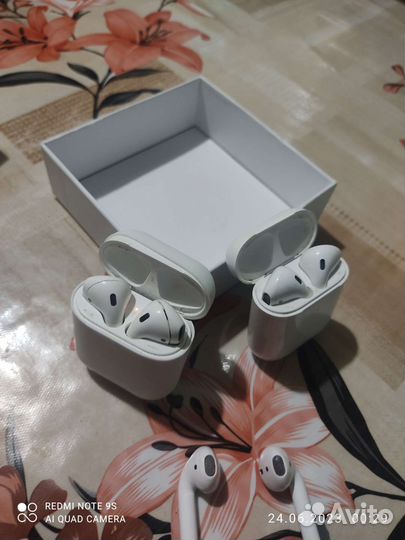 Беспроводные наушники apple airpods