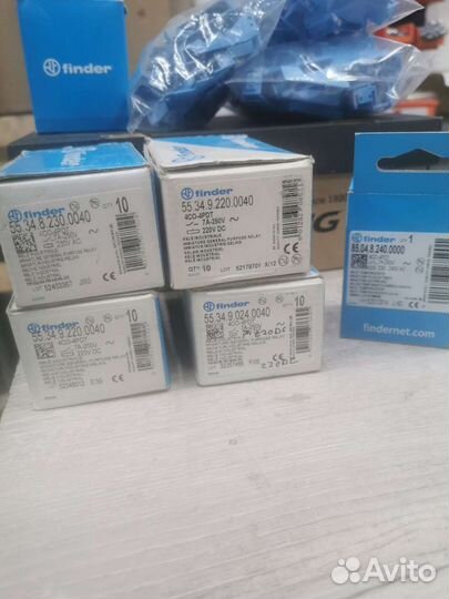 Реле, модульное оборудование finder