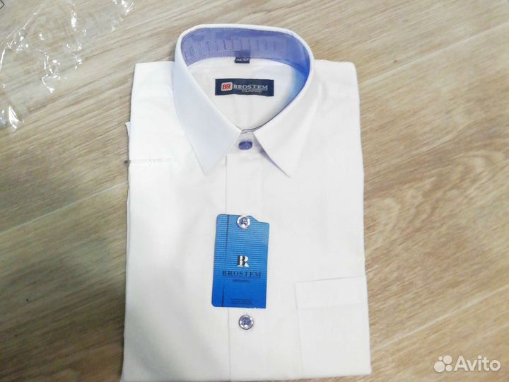 Рубашка белая рост 128