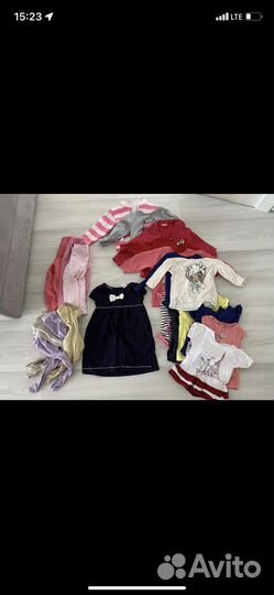 Вещи на девочку 1,5-2 года