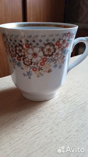 Чайные чашки СССР тарелки