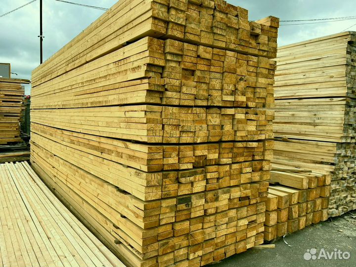 Доска обрезная 25х100х6000мм от производителя