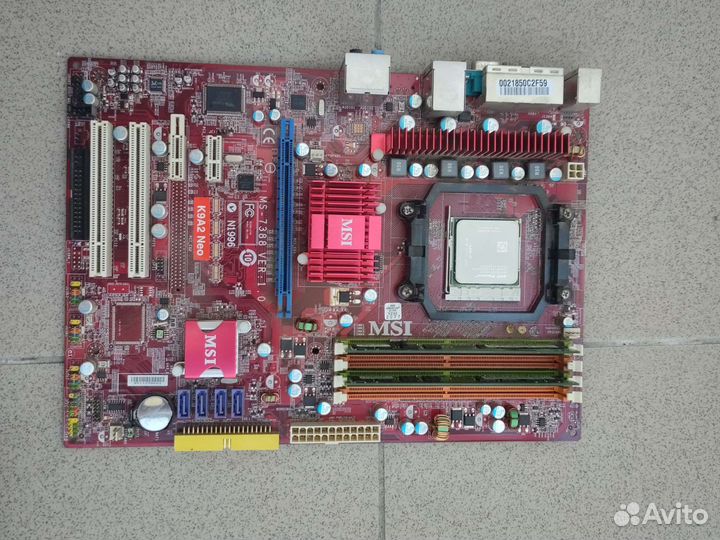 Связка MSI ms7388 ver 1.0 + and phenom x4 9550