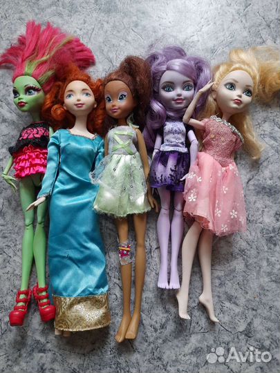 Куклы: монстр хай; барби; винкс и т.п