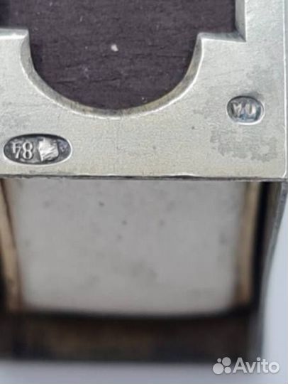 Серебряная спичечница (84 проба)