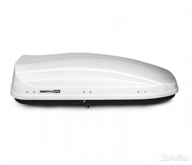 Автобокс на крышу MaxBox PRO 460 белый глянец
